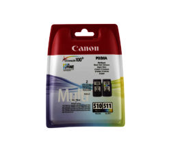 CANON PG-510/CL-511 Black & Colour Ink Cartridges - Twin Pack